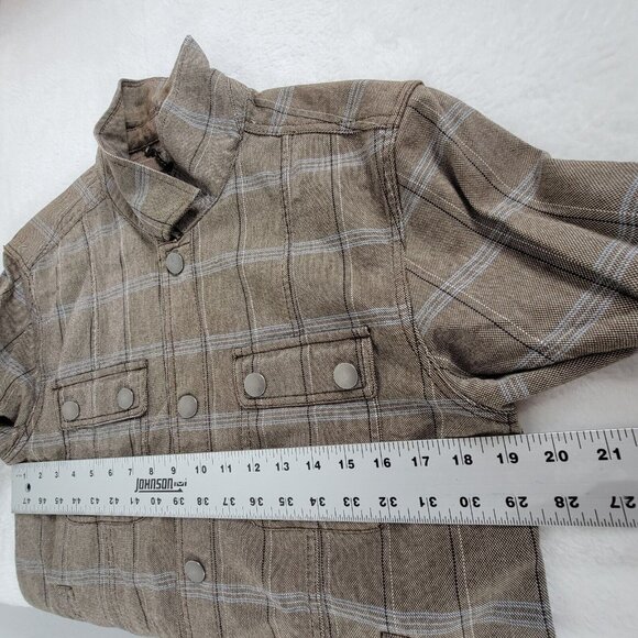 MARC By MARC JACOBS Men's Tartan Check Jeans Denim Jacket Cotton Size Medium - Picture 7 of 9